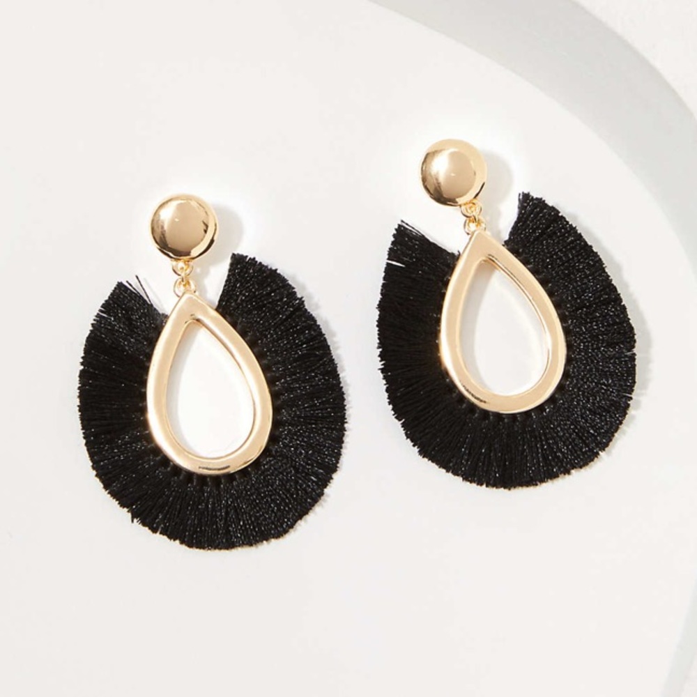 NWT Loft fringe earrings